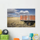 Weather-Beaten Farm Truck In Field Wall Mural