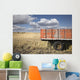 Weather-Beaten Farm Truck In Field Wall Mural