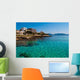 Transparent Water and Beach Wall Decal