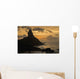 View of Morro do Pico at sunset from Forte dos Remedios Wall Mural