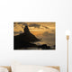View of Morro do Pico at sunset from Forte dos Remedios Wall Mural
