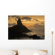 View of Morro do Pico at sunset from Forte dos Remedios Wall Mural