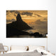 View of Morro do Pico at sunset from Forte dos Remedios Wall Mural