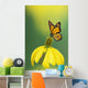 Caterpillar to butterfly;British columbia canada Wall Mural