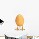 Egg with bird legs;British columbia canada Wall Mural
