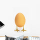 Egg with bird legs;British columbia canada Wall Mural