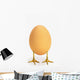 Egg with bird legs;British columbia canada Wall Mural