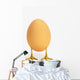 Egg with bird legs;British columbia canada Wall Mural