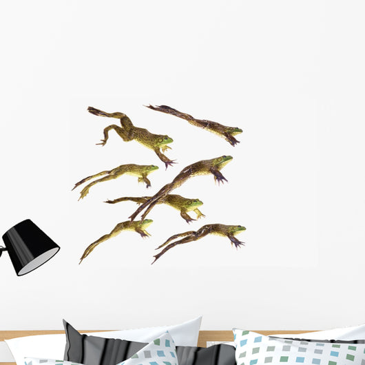 Leaping frogs;British columbia canada Wall Mural