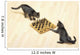 Two grey tabby cats playing chess;Vancouver british columbia canada Wall Mural