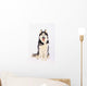 Portrait Siberian Husky British Wall Decal