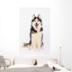 Portrait Siberian Husky British Wall Decal