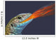 Fire-breathing rainbow lizard;British columbia canada Wall Mural