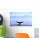 Humpback Whale's Tail Lifting Wall Decal