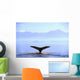 Humpback Whale's Tail Lifting Wall Decal