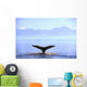 Humpback Whale's Tail Lifting Wall Decal