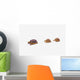 Two Young Red-legged Turtles Wall Decal
