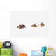 Two Young Red-legged Turtles Wall Decal