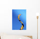 Forest cobra against a blue background;British columbia canada Wall Mural