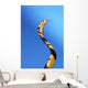 Forest cobra against a blue background;British columbia canada Wall Mural
