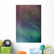 A green aurora borealis corona Wall Mural