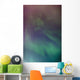 A green aurora borealis corona Wall Mural