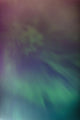 A green aurora borealis corona Wall Mural