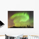 Northern Lights above Forest Wall Decal