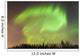 Northern Lights above Forest Wall Decal
