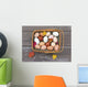 Fresh eggs Wall Mural