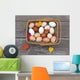 Fresh eggs Wall Mural