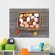 Fresh eggs Wall Mural