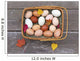 Fresh eggs Wall Mural
