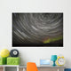 Star Trails and Northern Lights above Denali and the Alaska Range Wall Mural