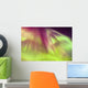 A Green And Purple Northern Lights Corona Wall Mural