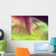 A Green And Purple Northern Lights Corona Wall Mural