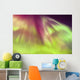 A Green And Purple Northern Lights Corona Wall Mural