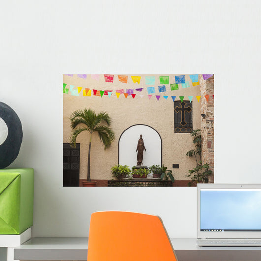 Sculpture San Francisco Assisi Wall Decal