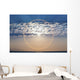 The setting sun creates a sundog;Puerta vallarta mexico Wall Mural