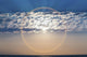 The setting sun creates a sundog;Puerta vallarta mexico Wall Mural