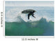Spain, Andalusia, Cadiz, Male Surfer Mid Air In Large Splashing Wave Wall Mural