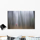 Woman Walking with Red Wall Decal