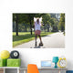 Young Girl Skateboarding Wall Decal