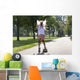 Young Girl Skateboarding Wall Decal