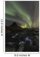 Northern Lights Over Kirkjufell Wall Mural