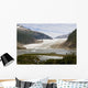 View Of Mendenhall Glacier And Lake And Trail Leading To Overlook Wall Mural