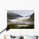 View Of Mendenhall Glacier And Lake And Trail Leading To Overlook Wall Mural