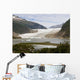 View Of Mendenhall Glacier And Lake And Trail Leading To Overlook Wall Mural