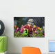 Toddler Girl Watering Tulips, Anchorage, Alaska, Usa Wall Mural
