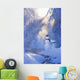 Snowman Standing Next to Wall Decal 3